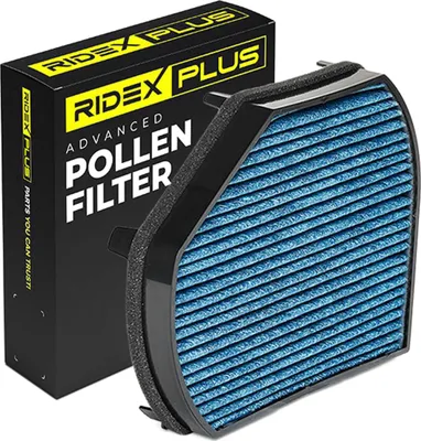 Produktbild von RIDEX PLUS 424I0580P Aktivkohle Innenraumfilter Pollenfilter passend für MERCEDES-BENZ C-Klasse Limousine (W202) SLK (R170) E-Klasse Limousine (W210)