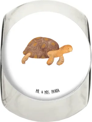 Produktbild von Mr. & Mrs. Panda Kaffeedose Schildkröte Marschieren XL 2000ml - Weiß - Geschenk, Vorratsbehälter, Urlaub, gewürzglas, Bonboniere, Abenteuer, Inspiration, Lieblingsmensch