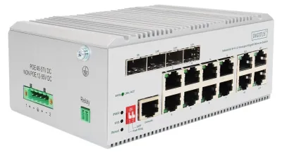 Immagine prodotto di Switch industriale Gigabit Ethernet DIGITUS DN-651145, 8 porte