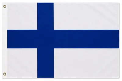 Produktbild von XXL Flagge Finnland 250 x 150 cm Fahne - reißfest - rissfest - Hissfahne- Hissflagge - Sturmflagge -zum hissen - - keine billige Chinaqualität