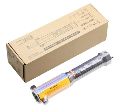 Produktbild von Auto Induktionsheizer Set - 1000W Induktionsheizgerät - Magnetische Erwärmung - Flammenlose Erwärmung - 110–220 V EU-Stecker - Plus 8 Spulen