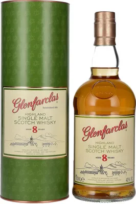 Image de Glenfarclas 8 Years Old Highland Single Malt Scotch Whisky 40% Vol. 0,7l en boîte cadeau
