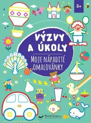 Obrázek produktu pro Výzvy a úkoly Moje nápadité omalovánky 3+ (kolektiv autorů)