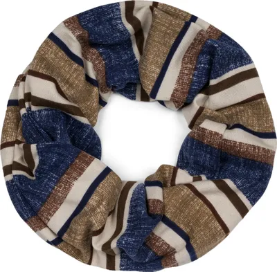 Produktbild von styleBREAKER Uni Loop Schal mit buntem Streifen Muster, Leichter Schlauchschal mehrfarbig gestreift, Tuch 01016215