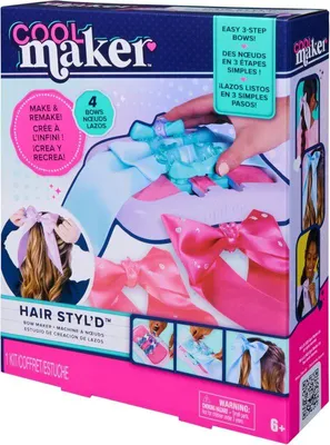 Obrázek produktu pro Cool Maker CLM ACK 19p99 Bow Maker Kit GML, Sada na výrobu šperků pro děti, 6 rok/roky, Vícebarevný