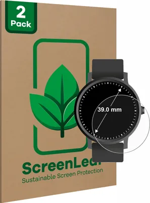 Produktbild von 2x ScreenLeaf Schutzfolie für Kreisrunde Displays (ø: 39 mm) Displayschutz Display Schutz Folie Klar Transparent