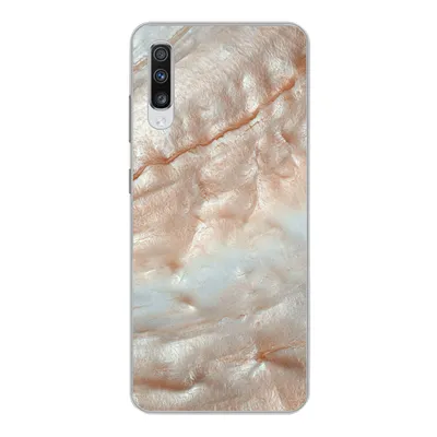 Produktbild von MuchoWow® Handyhülle Schutzhülle Hülle für Samsung Galaxy A70 Mineralien - Naturstein - Perlmutt Silikon Softcase Handy Hülle - Schutzhaube