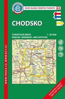 Obrázek produktu pro KČT 63 Chodsko 1:50 000 / 7.vydání 2021