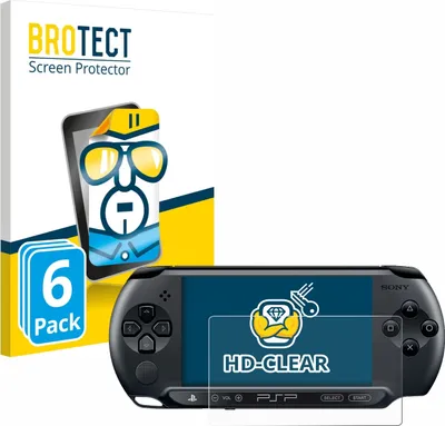 Produktbild von 6x Für Sony PSP 1004 Schutzfolie BROTECT Displayschutz Display Schutz Folie Klar Transparent