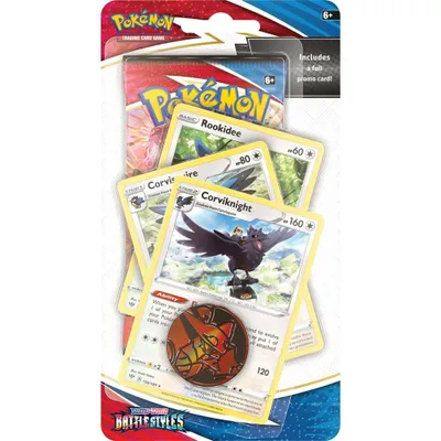 Zdjęcie produktu dla Pokemon Battle Styles: Corviknight Premium Checklane Blister