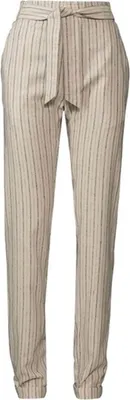 Produktbild von Esmara Damen Leinenhose Sommer Hose Bequem Luftig Leicht Mode Fashion Kleidung Gestreift 42