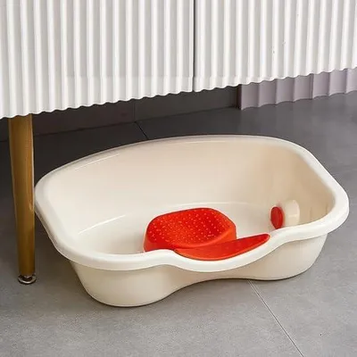 Produktbild von Shampoo-Becken – PP 47x34x11cm | Tragbare Haarwaschstation mit Ablaufschlauch und Nackenstütze