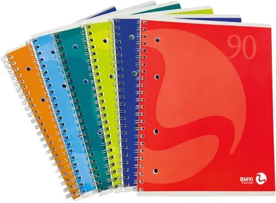 Produktbild von Spiralblock A5, 60 Blatt, liniert ohne Rand, Schreibblock für Notizen
