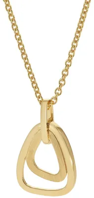 trendor 31194 Anhänger Gold 333/8K Eismatt Vergoldete Silberkette 1