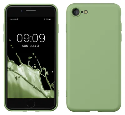 Produktbild von kwmobile Handyhülle für iPhone SE 2022 Hülle / iPhone SE 2020 / iPhone 8 / iPhone 7, für iPhone SE Hülle - Schutzhülle für kabelloses Laden - Case in