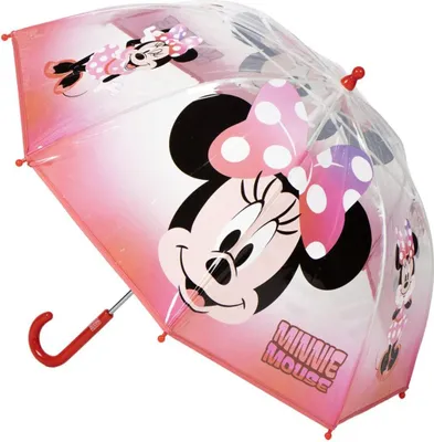 Obrázok produktu pre Disney Minnie detský dáždnik Ø71 cm manuálny bublinový dáždnik a ochrana pred nepriaznivým počasím