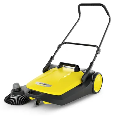 Produktbild von Kärcher Handkehrmaschine S 6, 38 l Kehrgutbehälter, 670 mm Arbeitsbreite, 1 Bürste