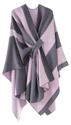 Image de Polaire élégante pour femmes - Réversible et chaude - Rose/Gris