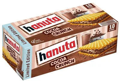 Produktbild von hanuta Cocoa Crunch 10er, KI-generiertes Bild