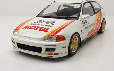 Image de Solido Modèle réduit de voiture échelle 1:18 Honda Civic (EG6) blanc 1992 S1810404