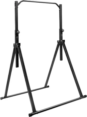 Produktbild von Power Tower Dip Station Faltbar,klimmzugstange Freistehend Höhenverstellbar,200kg,Krafttraining Fitnessgeräte,Trainingsgerät,für Fitnessstudios,Sportzentren