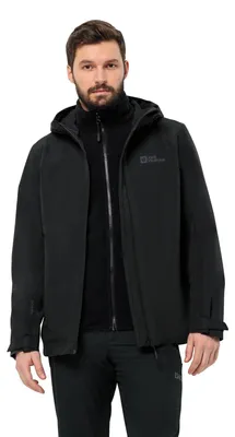 Produktbild von Jack Wolfskin Herren Taubenberg 3in1 Jkt M, Schwarz, 4XL EU