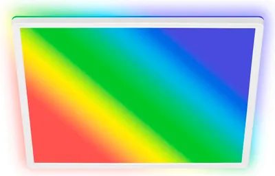 Obrázek produktu pro LED stropní svítidlo RGB-W 22W 2700 lm 4000 K 42x42 cm Slim white + dálkové ovládání + měnič barev