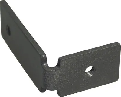 Produktbild von SOLUNA Wandträger seitlich U-Profil für Plissée nach Maß aus Aluminium 7JFF anthrazit