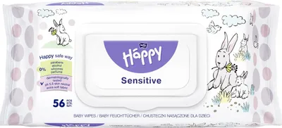 Produktbild von Bella Happy Baby Feuchttücher sensitive m.Klickv. 56 St