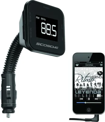 Produktbild von Scosche FMTD3R, 87.5 - 107.9 MHz, LCD, verkabelt, 3,5 mm, 12V