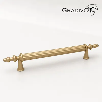 Produktbild von Möbelgriff Küchengriffe Schrankgriff Bügelgriff Schubladengriffe 916 Matt - Gold 128 mm