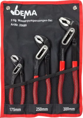 Produktbild von 3 - tlg. Wasserpumpenzangen - Set