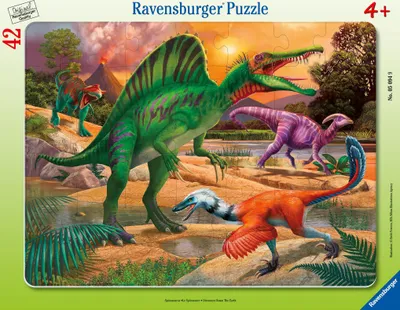 Zdjęcie produktu dla RAVENSBURGER Puzzle Dinozaur 42 elementy