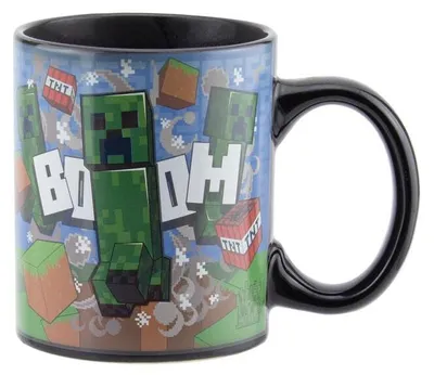 Image de Tasse à café Minecraft Creeper, 325 ml, en céramique