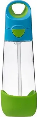 Obrázok produktu pre B.box fľaša na pitie so slamkou 600 ml - modrá/zelená