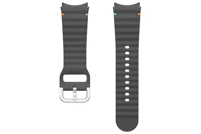 Produktbild von Samsung Original Watch7 Sportband für die Samsung Galaxy Watch 4 / 5 / 6 / 7 (20 mm) - S/M - Dunkelgrau