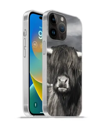 Produktbild von MuchoWow® Handyhülle Schutzhülle Hülle für Apple iPhone 14 Pro Max Schottischer Highlander - Tiere - Hörner Silikon Softcase Handy Hülle - Hardcover