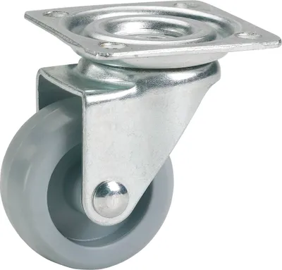 Produktbild von Lenkrolle mit Platte 36 x15 x 50 mm, Tragkr. 35kg