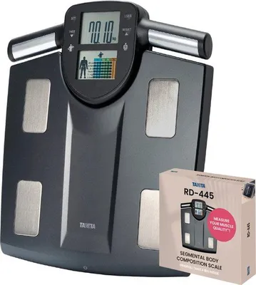 Zdjęcie produktu dla Waga cyfrowa Tanita RD445DG0000EUA – Profesjonalna waga cyfrowa – 200 kg, dla 5 osób, pomiar BMI, zawartości tłuszczu, funkcja Smart