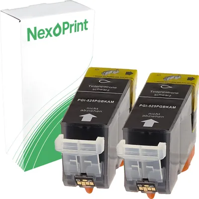 Produktbild von Druckerpatrone kompatibel zu Canon PGI-525 schwarz Pixma MG 8240 MG 8150 MG 6250 MG 6150 MG 5350