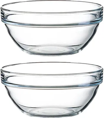 Produktbild von Empilable 2 x 17cm Glas Schale