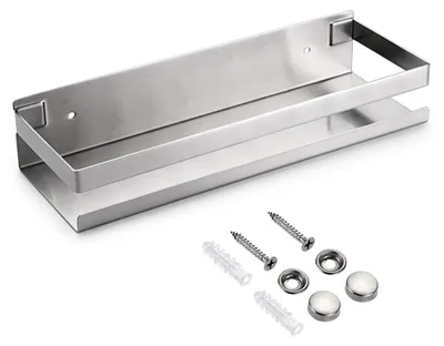 Productafbeelding van Sumnacon doucheplank, van roestvrij staal, voor de keuken, voor wandmontage