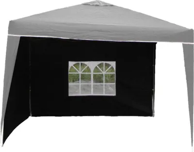 Produktbild von Gartenzelt Seitenwände 3 x 2m Polyester wasserabweisend mit Fenster