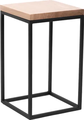 A product shot of a small side table.