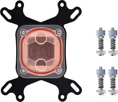 Zdjęcie produktu dla Blok chłodzenia wodnego CPU, dla AMD AM2/ AM3/ AM3+ Intel 775/ 1150/ 1155/ 1156/ 1366