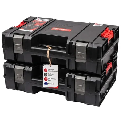 Produktbild von BigDean 2 Stück BigDean Qbrick System Pro Maschinenkoffer mit Polsterung