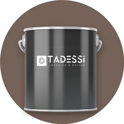Produktbild von TADESSI Wandfarbe Braun - Sand - abwaschbare Innenfarbe matt - Dispersionsfarbe - Geruchsarm und Lösemittelfrei - 2,5 Liter Gebinde