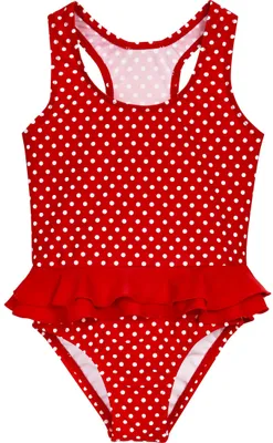 Produktbild von Playshoes UV-Schutz Badeanzug Mädchen Schwimmanzug Badebekleidung, Punkte, 122/1
