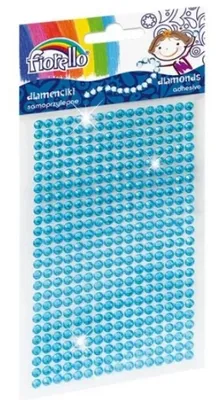 Zdjęcie produktu dla Diamenciki błyszczące samoprzylepne niebieskie GR-DS039-2
