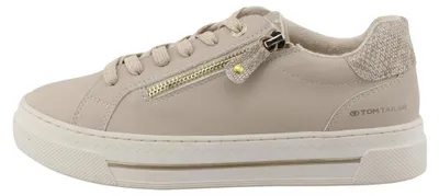 Produktbild von Tom Tailor Damenschuhe sportlicher Schnürer Beige Freizeit